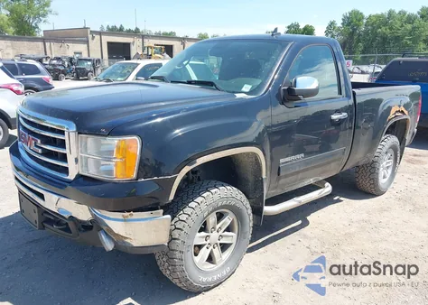 2013 GMC Sierra 1500 Sle из США, поврежденный, VIN 1GTN2VE09DZ208109